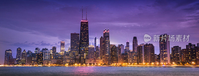 芝加哥伊利诺斯州的轮廓