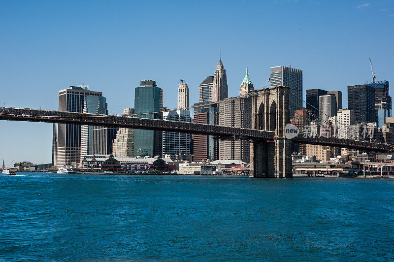 纽约市中心和布鲁克林大桥