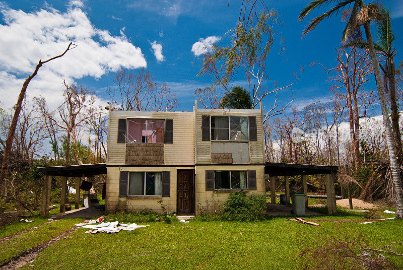 澳大利亚房屋被热带气旋破坏