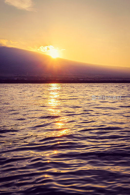 夕阳山夏威夷