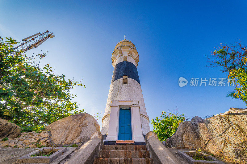 越南古老蓝岛的灯塔