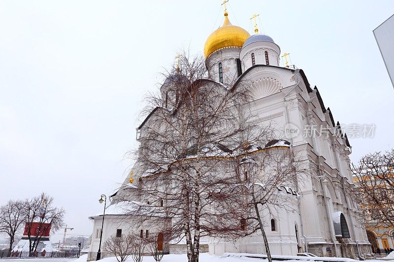 俄罗斯莫斯科克里姆林宫的大天使大教堂