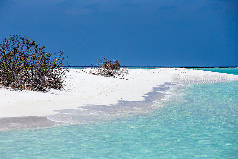 马尔代夫的沙岛