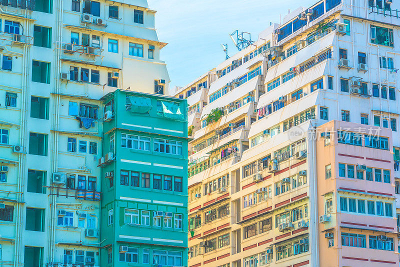 香港九龙的街景