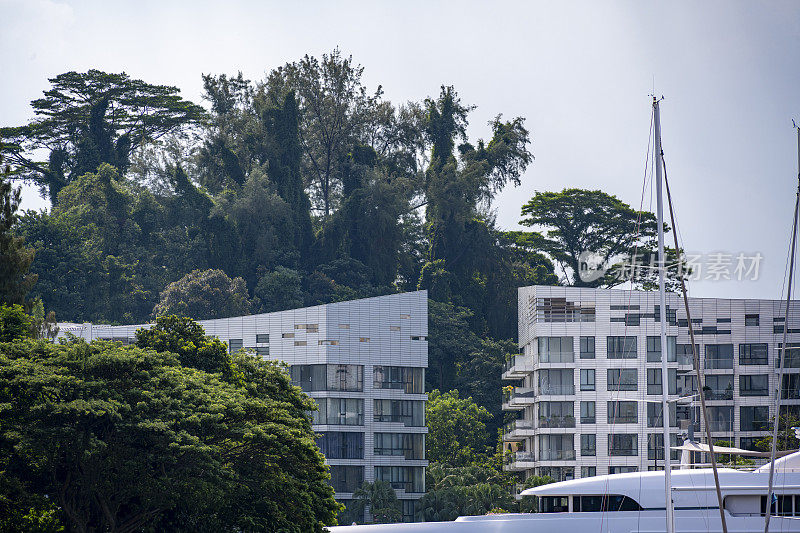 新加坡游艇码头和豪华智能住宅