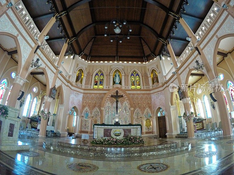 泰国尚达武里省的圣母无玷圣婴大教堂。