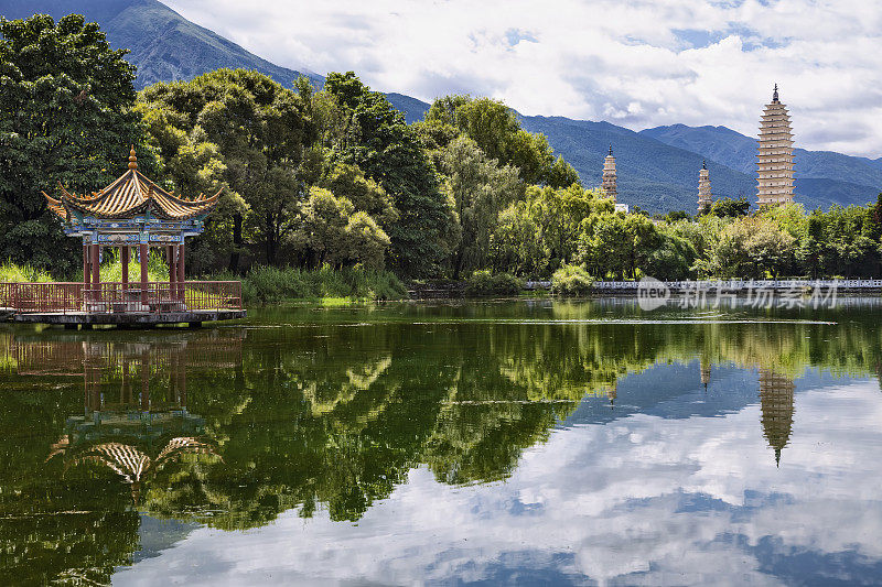 崇圣寺三塔，大理，中国