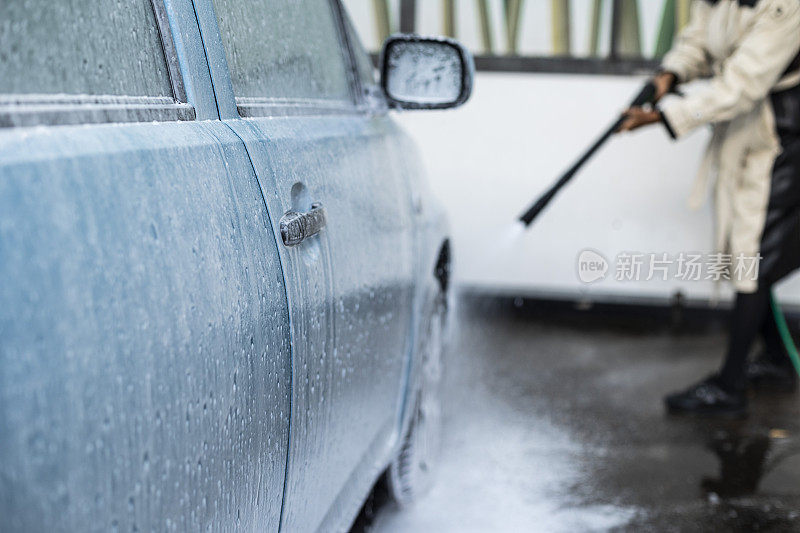 户外高压洗车车