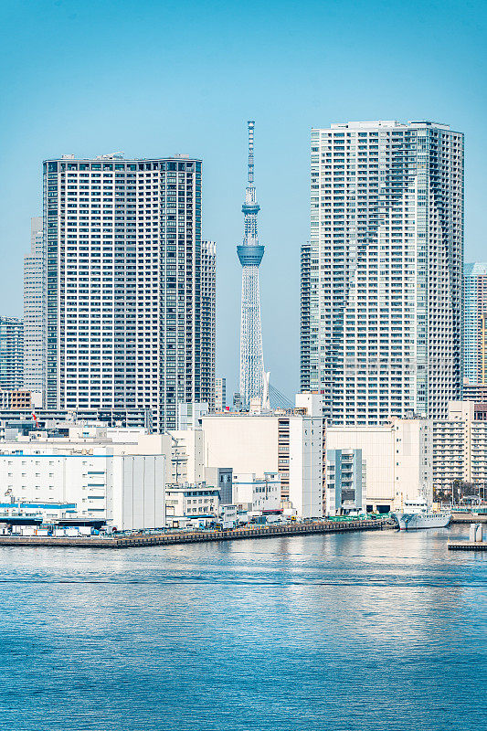 东京天空树和住宅区