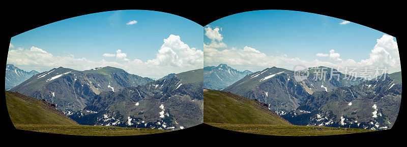 科罗拉多落基山脉立体VR