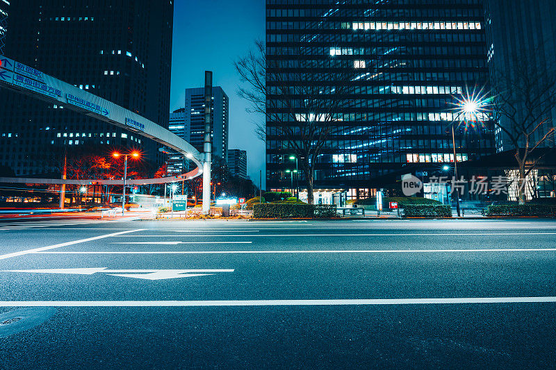 东京新宿的城市景观和街景