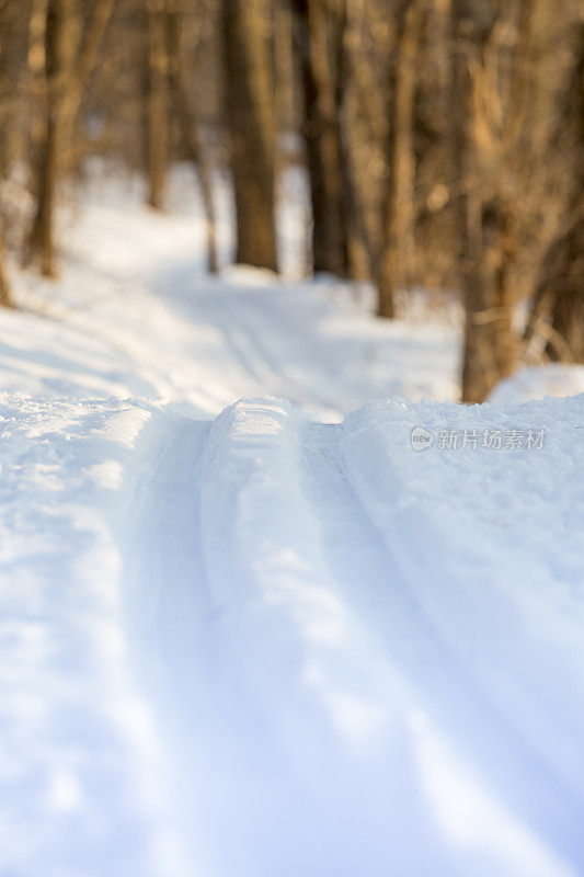 越野滑雪道