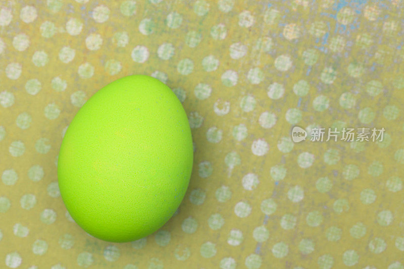 绿色的复活节彩蛋
