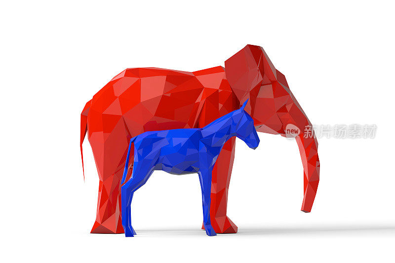 民主党和共和党的象征