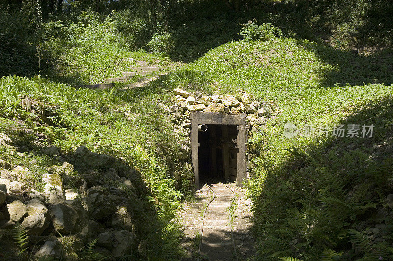 法国凡尔登附近的第一次世界大战战壕和隧道