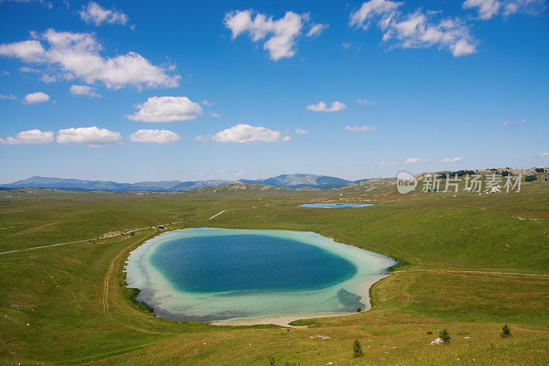 黑山Durmitor国家公园的魔鬼湖