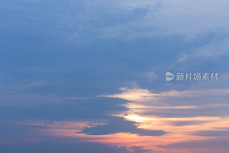 早晨的Cloudscape