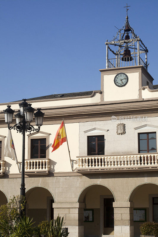西班牙阿斯图里亚斯的维加德奥市政厅。