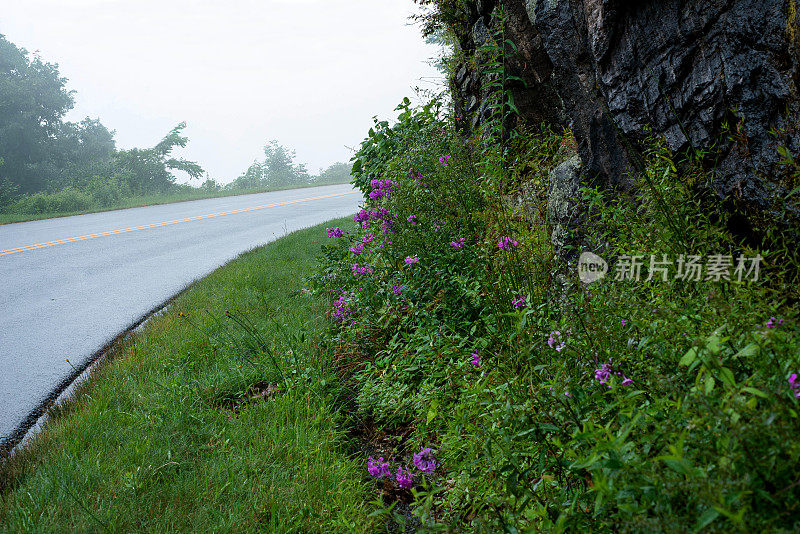 北卡罗来纳州的蓝岭公园大道