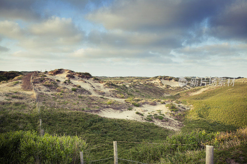 北海的沙丘景观