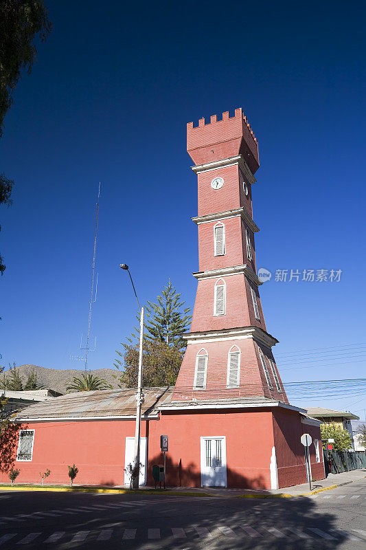 智利维库纳的红塔