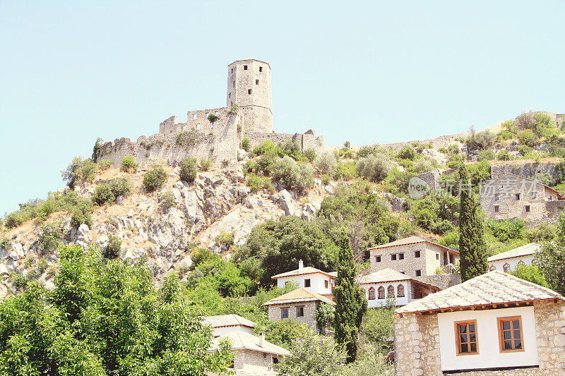 波斯尼亚和黑塞哥维那的Pocitelj村
