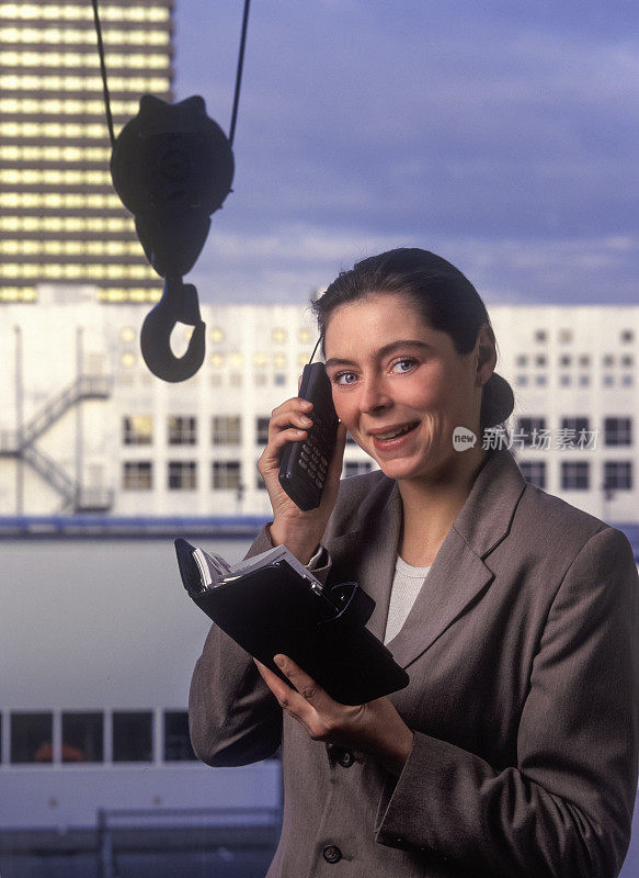 90年代的年轻女商人照片