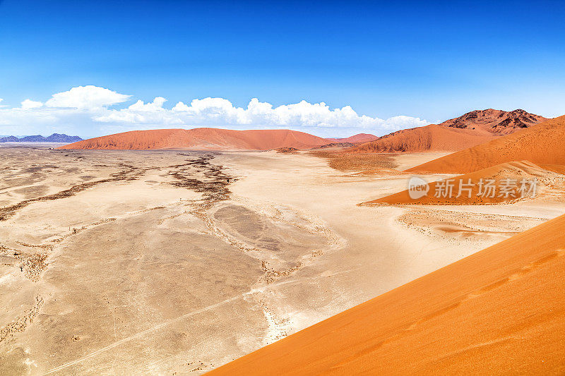 沙丘，Sossusvlei，纳米比亚，非洲