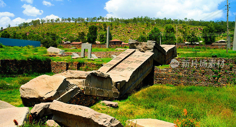 墓碑，又名阿克苏姆石碑，提格雷，埃塞俄比亚北部