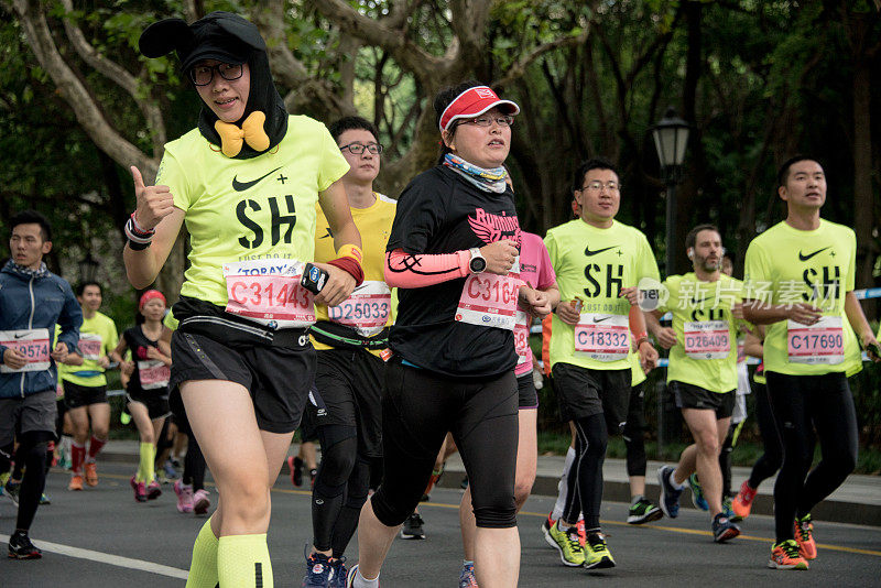 2016上海马拉松选手