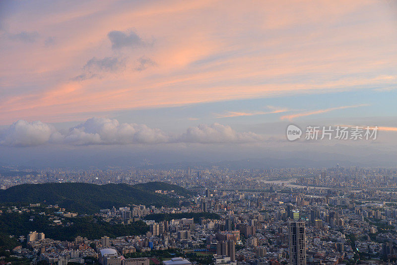 台北市景鸟瞰