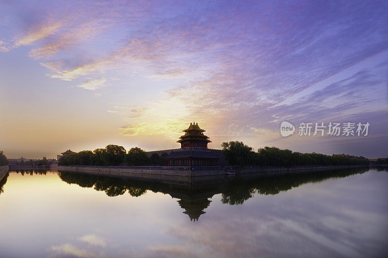 北京紫禁城日出