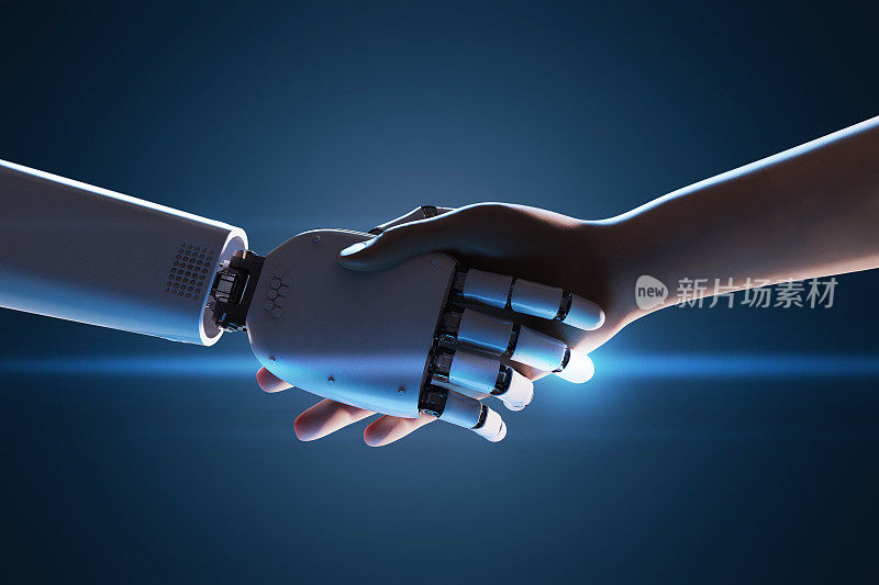 机器人与人握手
