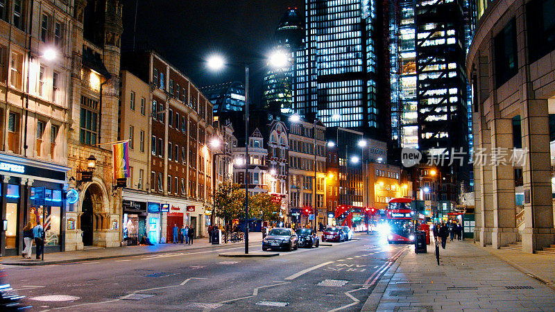 夜伦敦金融区