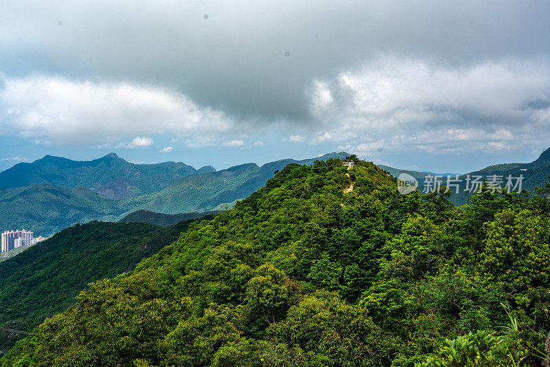 香港狮子山山顶上的石头