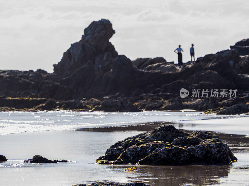 小沃特哥斯海滩景观