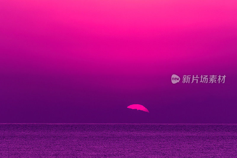 地中海日落