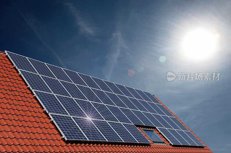 太阳能电池板可再生能源可持续资源
