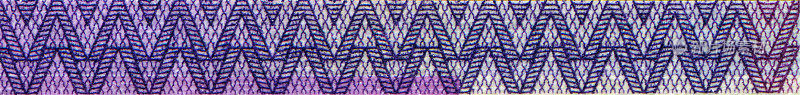纸币上紫色波浪条图案设计