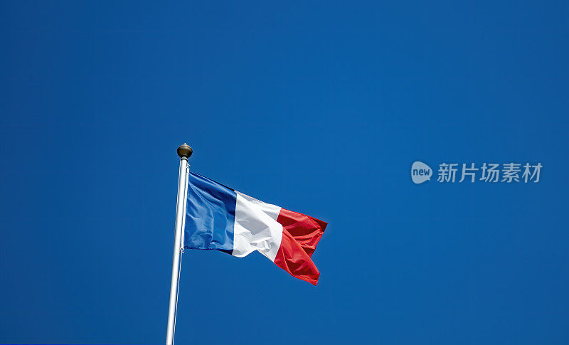 法国国旗在阿卡孔
