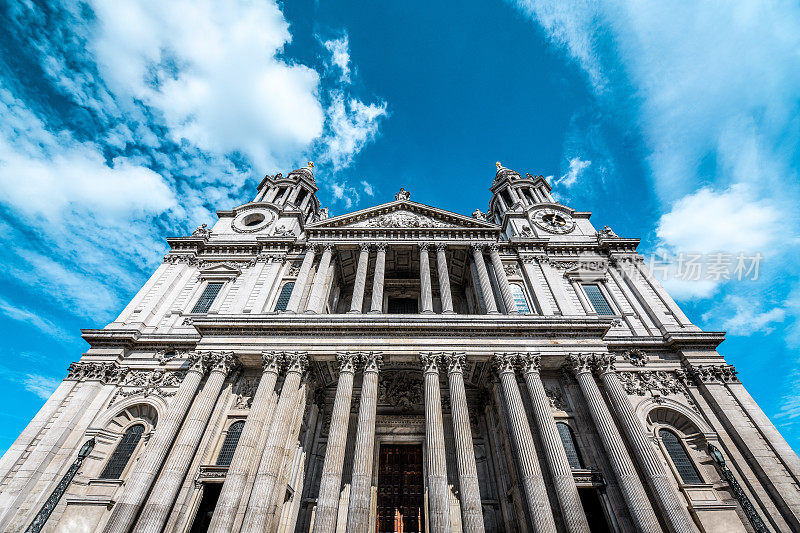伟大的圣保罗大教堂，伦敦，英国