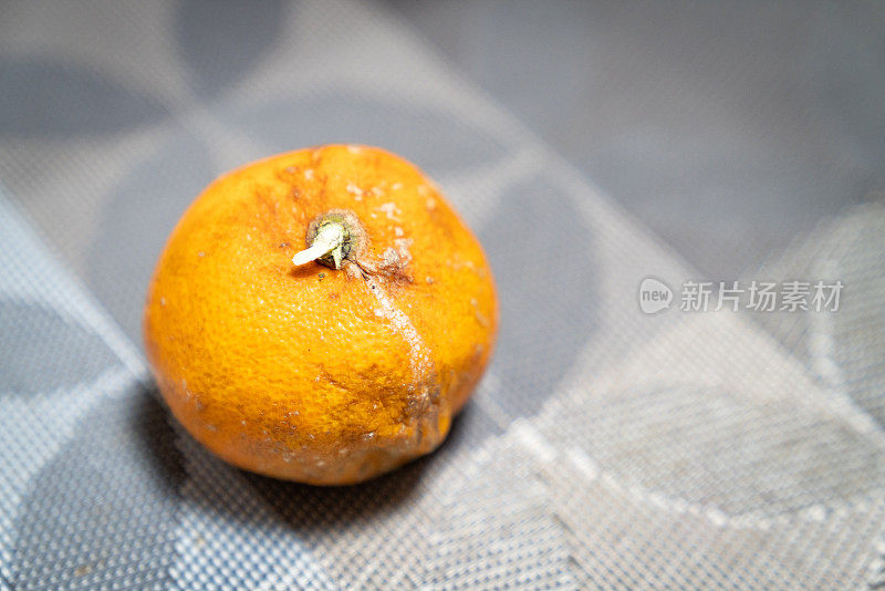 腐烂橙子照片