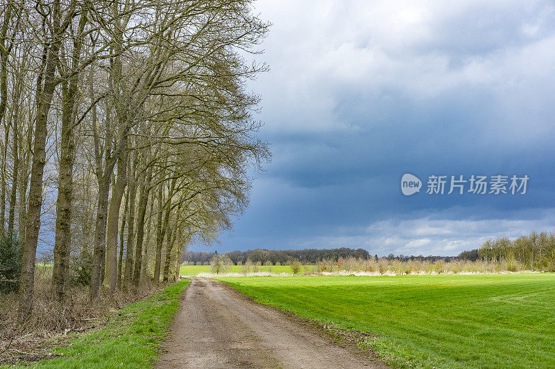 韦赫特山谷达尔夫森上空有雷雨