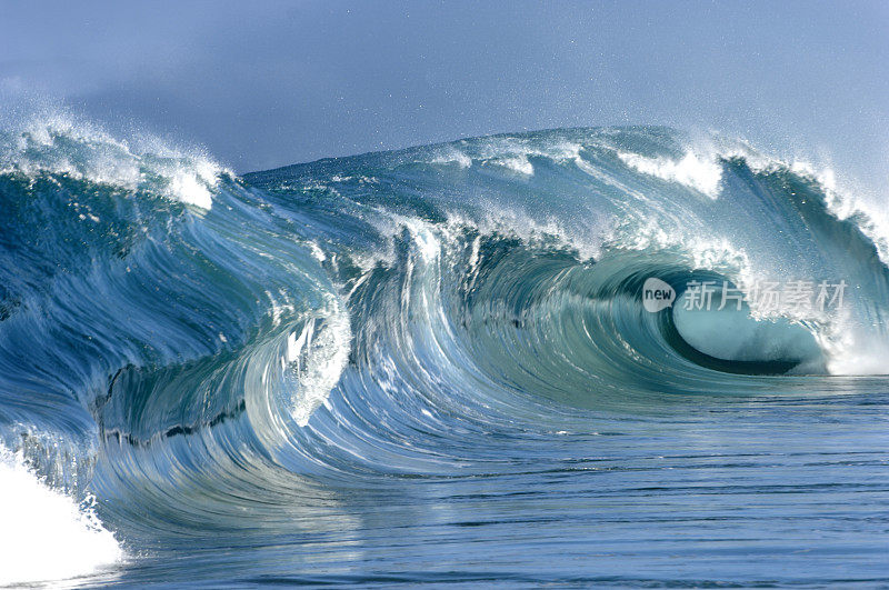 夏威夷的巨浪