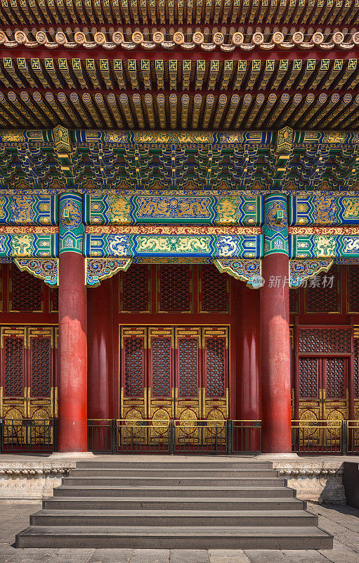 北京紫禁城宫门