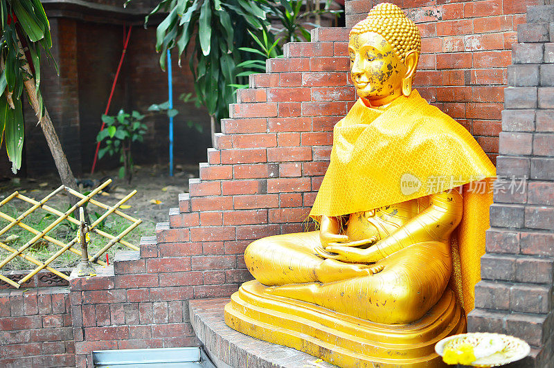 泰国曼谷阿隆寺的佛像
