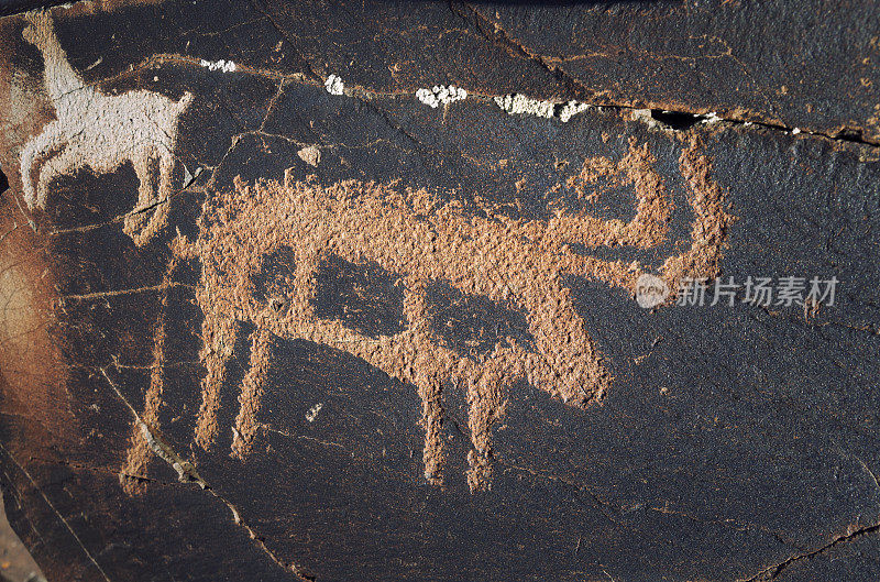 哈萨克斯坦坦加里的古岩画