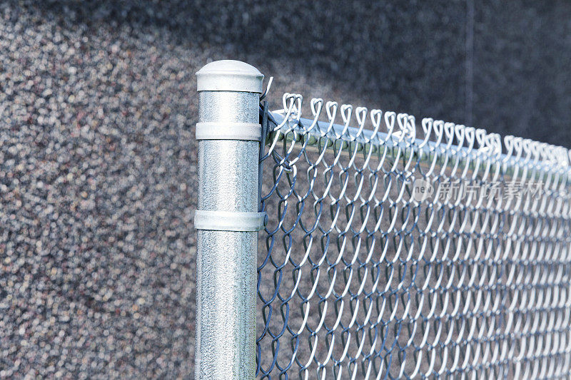 棒球钻石链环围栏边界