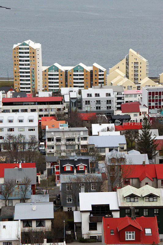 冰岛:雷克雅未克全景图