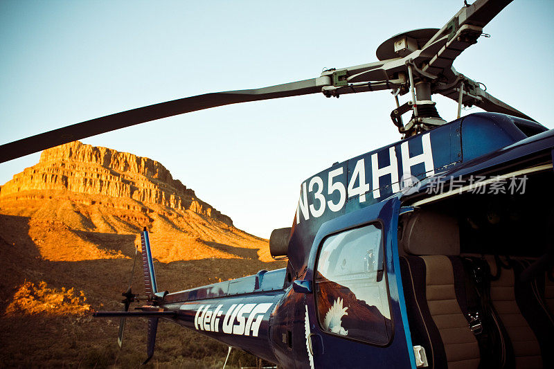 直升机莫哈韦沙漠
